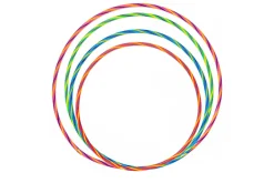 Rodes 4 stk. Hulahopring i Rainbow New