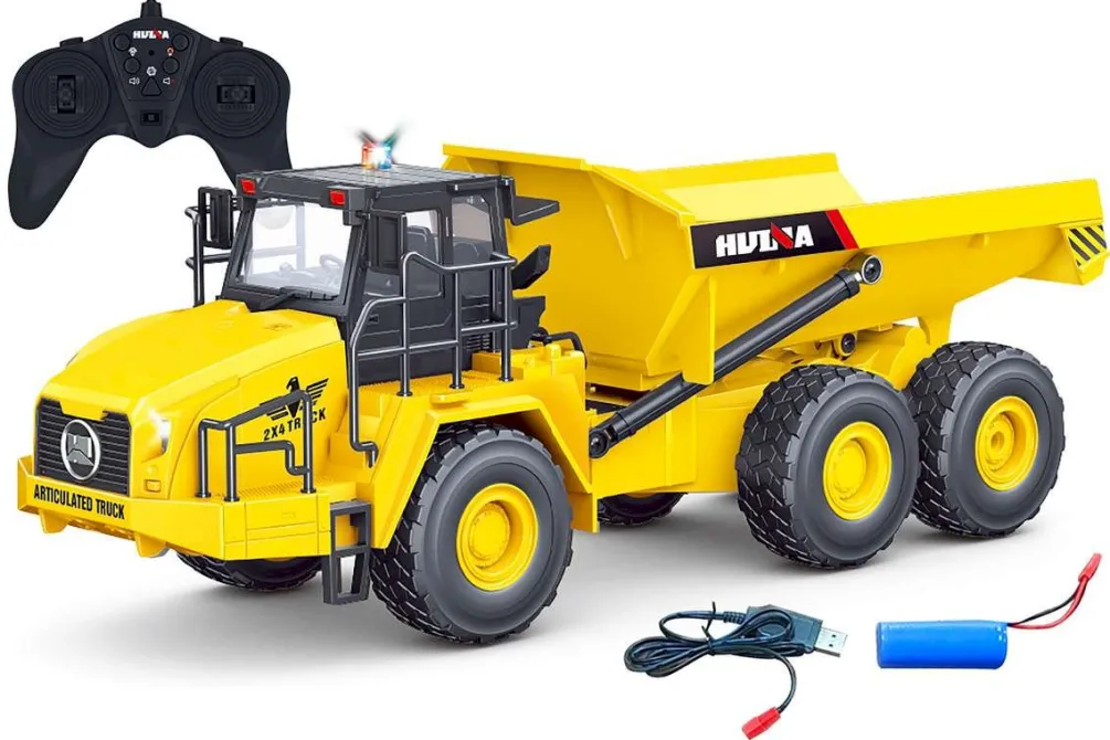 Rodes Stor Huina Fjernstyret Dumper lastbil 1:16 – Kompletsæt Discount
