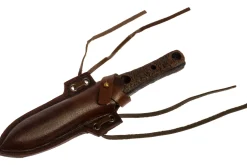 Rodes Thrust Knife + Holder – Brown Hot