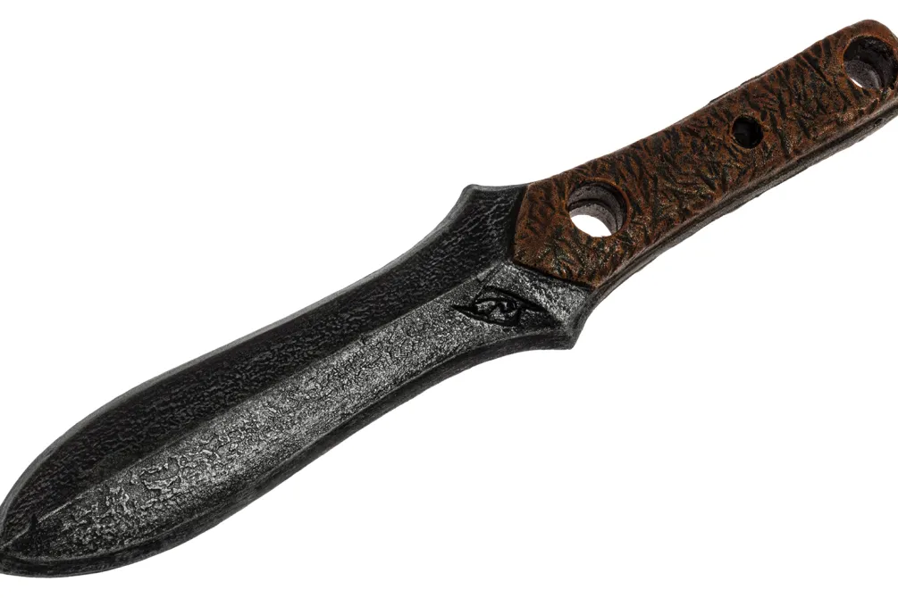 Rodes Thrust Knife + Holder – Brown Hot