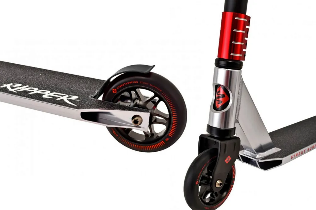 Rodes Trickløbehjul Ripper Silver Red HIC – 110mm wheels Fashion