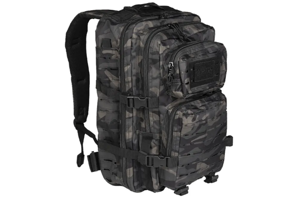 Rodes US Rygsæk Large Lasercut – Dark Camo Clearance