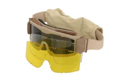 Rodes Vented Tango Goggles – Tan New