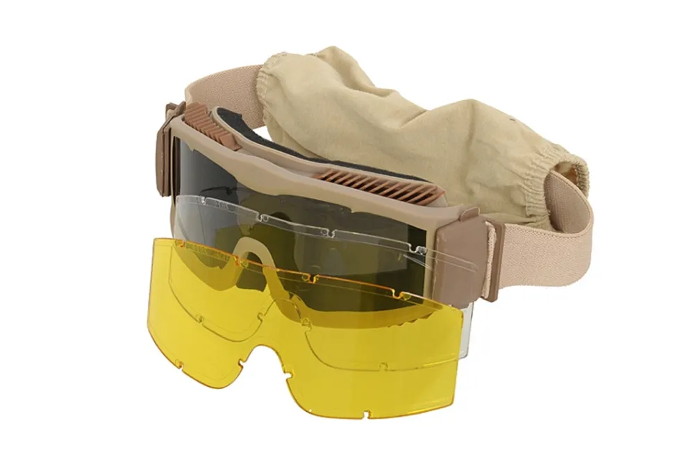 Rodes Vented Tango Goggles – Tan New