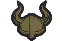 Rodes Viking Helmet Green 3D #34 Patch New