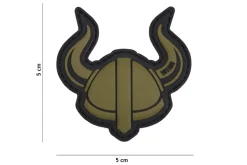 Rodes Viking Helmet Green 3D #34 Patch New