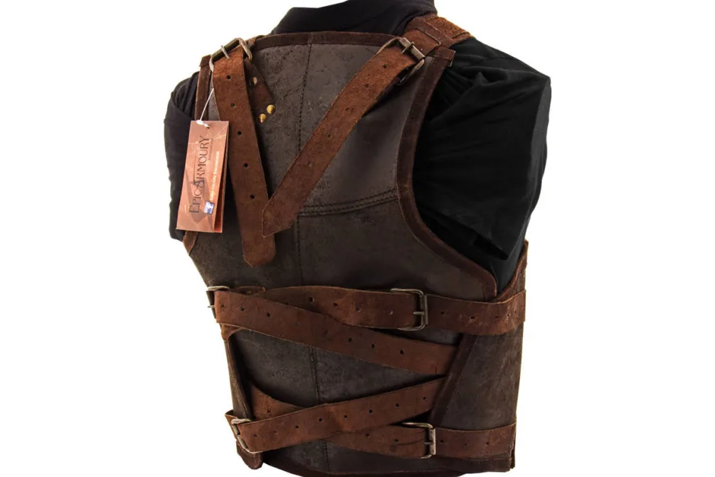 Rodes Viking Leather Armour – Brown – Small Online