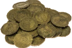 Rodes 10 x Bronze Eagle metal Coins / Mønter – Rollespil Hot