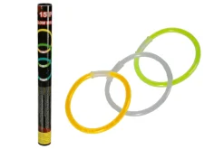 Rodes 15 x Glow sticks 20 cm / knæklys pinde inkl. samleled Fashion