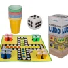 Rodes XL Drinking Game Ludo spil med 16 kopper – 90 x 90 cm Hot