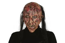 Rodes Zombie Latex Maske med hår Outlet