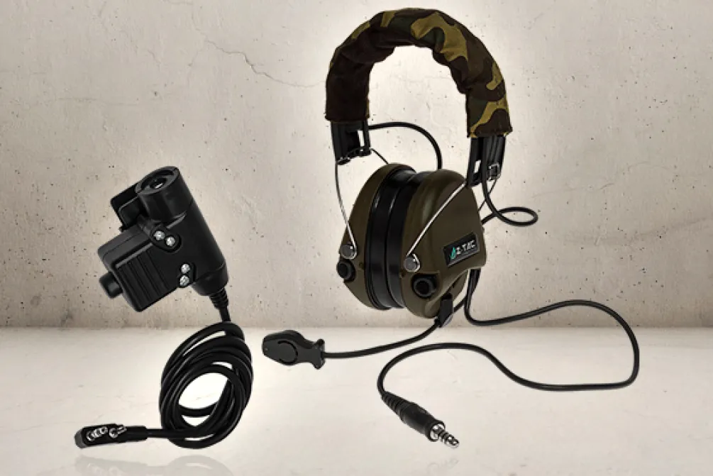 Rodes Z-Tac Sordin Style Headset & PTT- Bundle Best