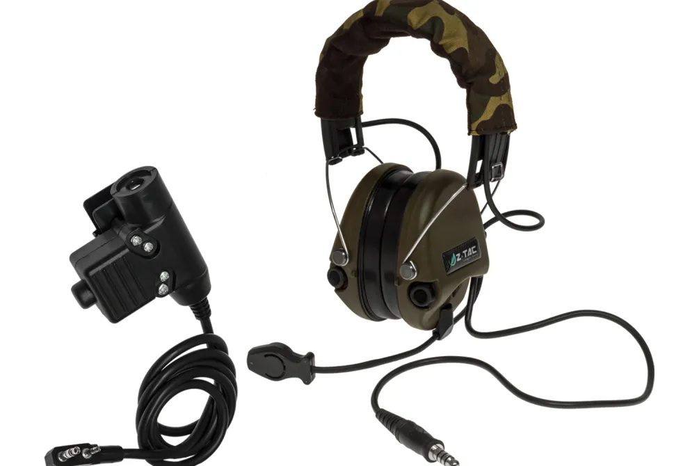 Rodes Z-Tac Sordin Style Headset & PTT- Bundle Best